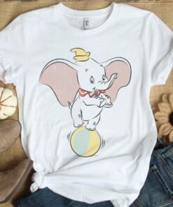 Disney Dumbo Ball Portrait T-Shirt Unisex Adult T-shirt Kid shirt Gift for Birthday Hoodie Sweatshirt Toddler Tee, Disneyland Vacation Tee