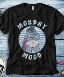 Disney Eeyore Monday Mood Eeyore Cute Face Winnie The Pooh Unisex Adult T-shirt Kid Shirt Long Sleeve Hoodie Sweatshirt Women's Tank