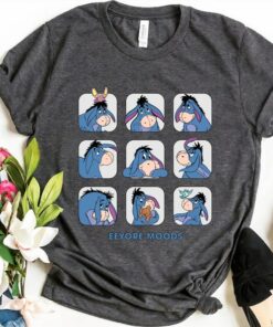 Disney Eeyore Moods T-Shirt, Emotion Of Eeyore Tee, Winnie The Pooh Shirt, Disneyland Holiday Vacation Gift Unisex Adult T-shirt Kid Shirt
