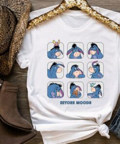 Disney Eeyore Moods T-Shirt, Emotion Of Eeyore Tee, Winnie The Pooh Shirt, Disneyland Holiday Vacation Gift Unisex Adult T-shirt Kid Shirt