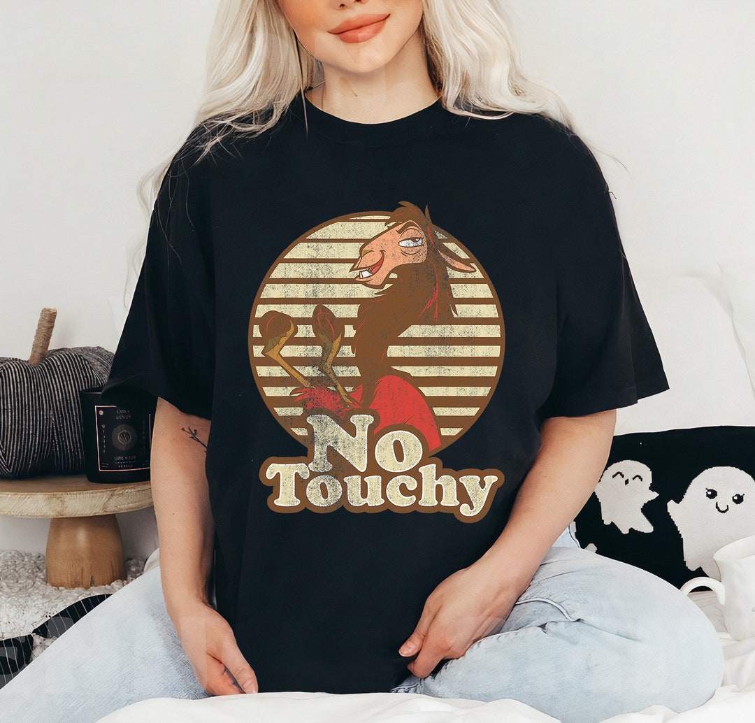 Disney Emperor's New Groove Kuzco Llama No Touchy T-Shirt Disneyland Vacation Holiday Trip Unisex Adult T-shirt Kid Shirt Hoodie Sweatshirt