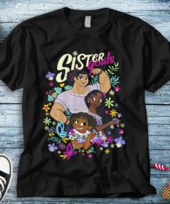 Disney Encanto Sister Goals Group Shot Poster T-Shirt Unisex Adult T-shirt Kid Shirt Long Sleeve Hoodie Sweatshirt Women's Tank