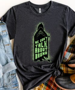 Disney Encanto We Don’t Talk About Bruno Silhouette Shirt, Unisex T-shirt Family Birthday Gift Adult Kid Toddler Comfort Colors Tee