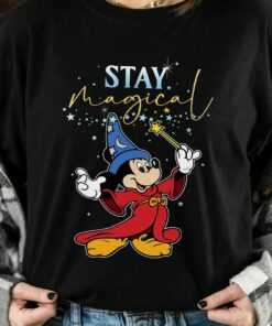 Disney Fantasia Sorcerer Mickey Stay Magical Shirt, Fantasmic Disney's Hollywood Studios Unisex T-shirt Birthday Gift Adult Kid Toddler Tee