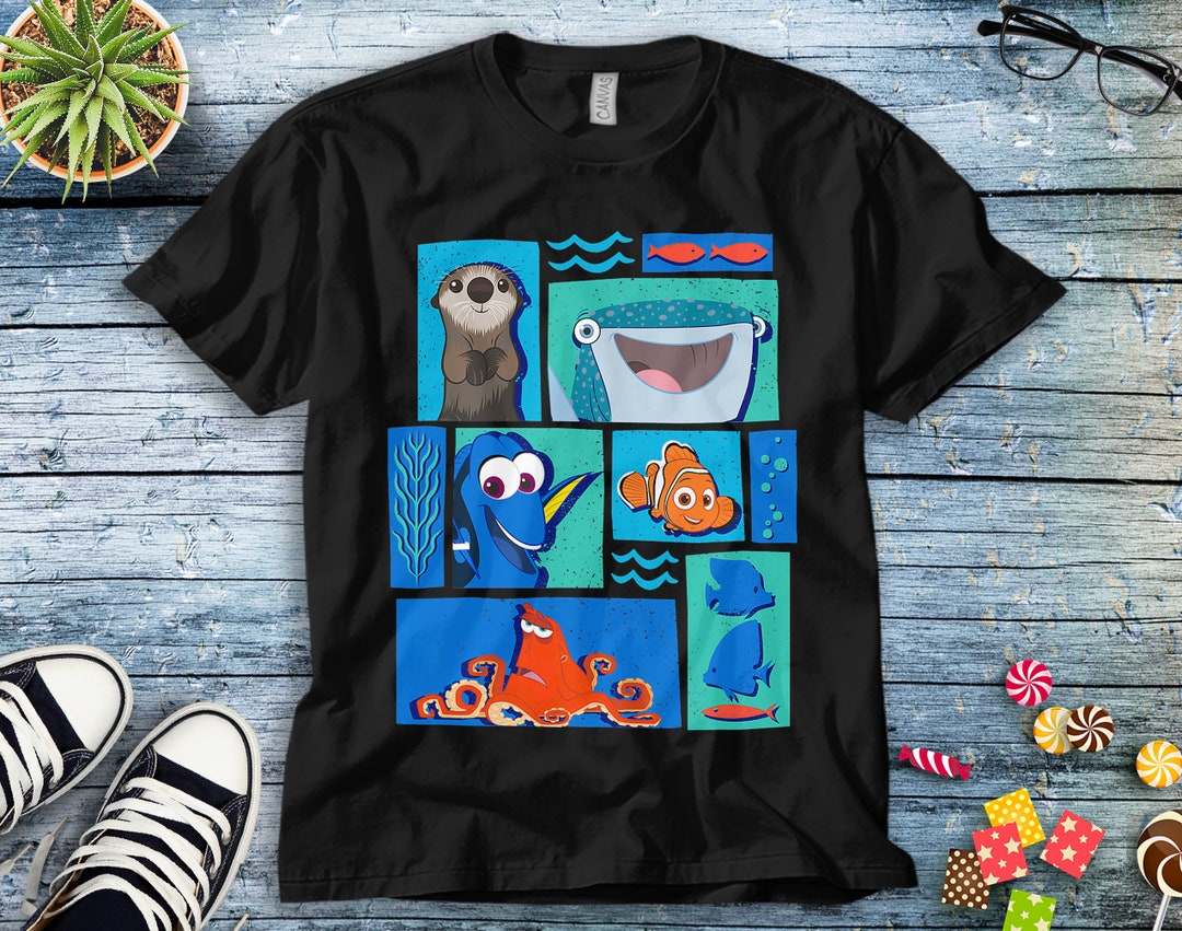 Disney Finding Dory Characters T-Shirt Unisex Tee Adult T-shirt Kid Shirt Long Sleeve Hoodie Sweatshirt Women's Tank