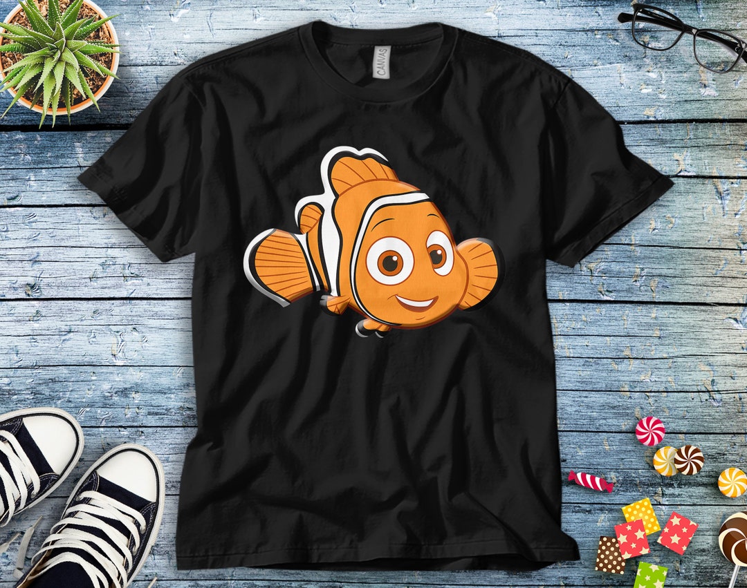 Disney Finding Dory Nemo Character Portrait Graphic T-Shirt Unisex Tee Adult T-shirt Kid Shirt Long Sleeve Hoodie Sweatshirt Woman's Tank