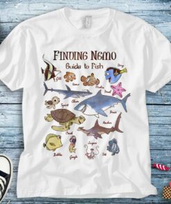 Disney Finding Nemo Funny Fish Guide Graphic T-Shirt Unisex Tee Adult T-shirt Kid Shirt Long Sleeve Hoodie Sweatshirt Women's Tank