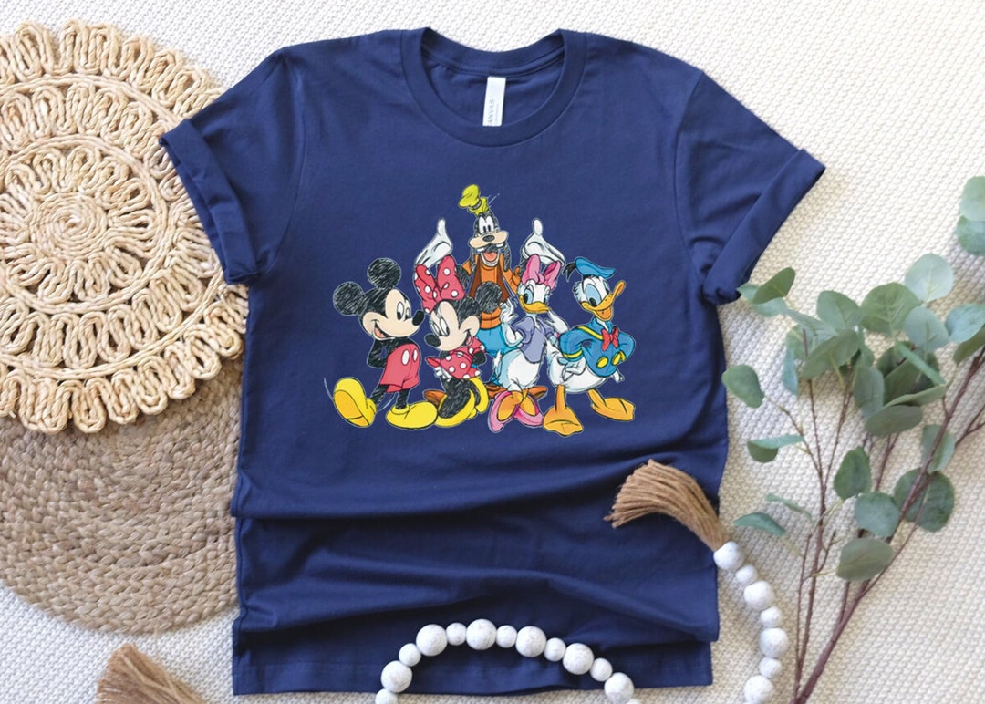 Disney Friends Group Shirt, Disney Shirt, Mickey And Friends Shirt, Walt Disney Shirt, Mickey And Friends Shirt, Disney Character Shirts Gift Adult Kid Toddler Tee
