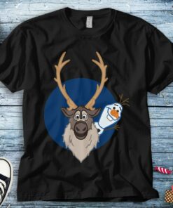 Disney Frozen 2 Olaf and Sven T-Shirt Unisex Tee Adult T-shirt Kid Shirt Long Sleeve Hoodie Sweatshirt Women's Tank