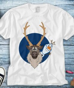Disney Frozen 2 Olaf and Sven T-Shirt Unisex Tee Adult T-shirt Kid Shirt Long Sleeve Hoodie Sweatshirt Women's Tank
