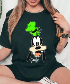 Disney Goofy Big Face Goofy Portrait T-Shirt, A Goofy Movie Shirt, Disneyland Holiday Vacation Gift Unisex Adult T-shirt Kid Shirt