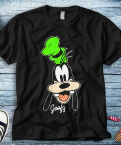 Disney Goofy Big Face Portrait Graphic Unisex Tee Adult T-shirt Kid Shirt Long Sleeve Hoodie Sweatshirt Woman's Tank