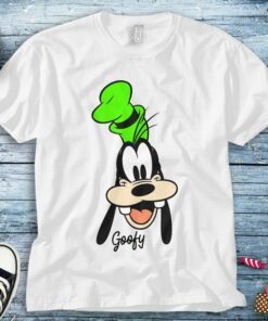 Disney Goofy Big Face Portrait Graphic Unisex Tee Adult T-shirt Kid Shirt Long Sleeve Hoodie Sweatshirt Woman's Tank