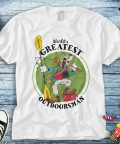 Disney Goofy Father Dad Gift Love Fishing World's Greatest Out Doorsman Unisex Adult T-shirt Kid Shirt Long Sleeve Hoodie Sweatshirt