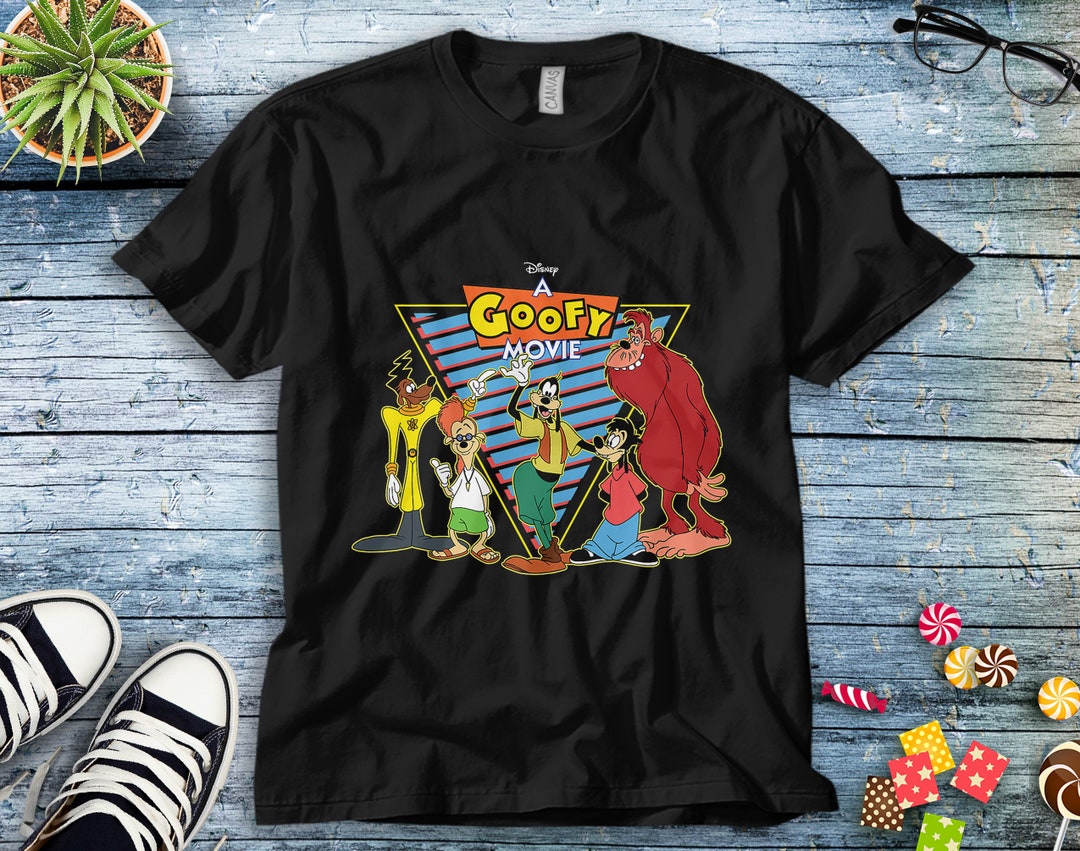 Disney Goofy Movie All Characters Unisex Adult T-shirt Kid Shirt Long Sleeve Hoodie Sweatshirt Women's Tank