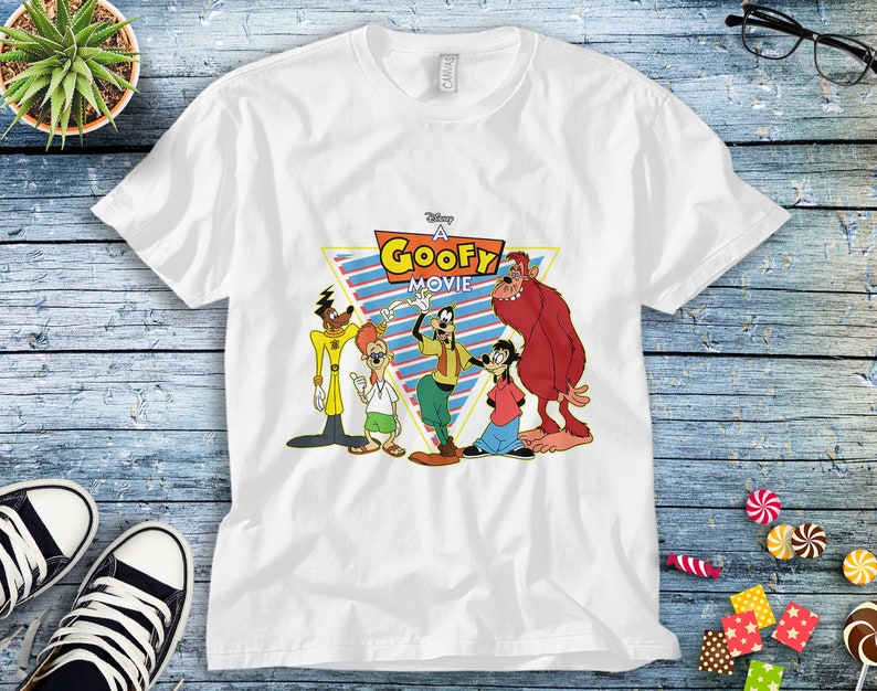 Disney Goofy Movie All Characters Unisex Adult T-shirt Kid Shirt Long Sleeve Hoodie Sweatshirt Women's Tank