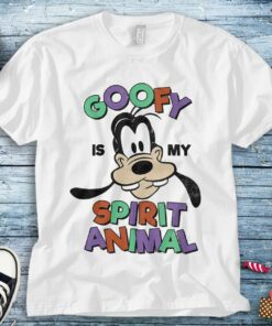 Disney Goofy is My Spirit Animal Unisex Adult T-shirt Kid Shirt Long Sleeve Hoodie Sweatshirt Women's Tank