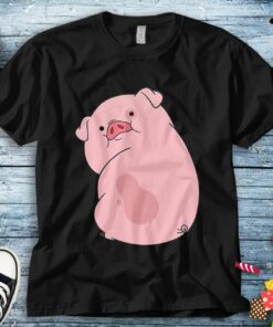 Disney Gravity Falls Waddles the Pig T-Shirt Unisex Adult T-shirt Kid Shirt Long Sleeve Hoodie Sweatshirt Women's Tank
