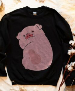 Disney Gravity Falls Waddles the Pig T-Shirt Unisex Adult T-shirt Kid Shirt Long Sleeve Hoodie Sweatshirt Women's Tank