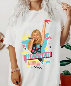 Disney Hannah Montana 90s Vintage T-Shirt, Hannah Montana Homage Shirt, Disneyland Holiday Vacation Trip Gift Unisex Adult T-shirt Kid Shirt