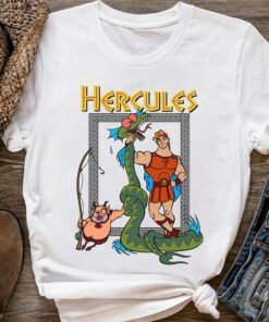 Disney Hercules Battle Classic Movie Poster T-Shirt Unisex T-shirt Birthday Shirt Gift For Men Women Kid Hoodie Sweatshirt Toddler Shirt