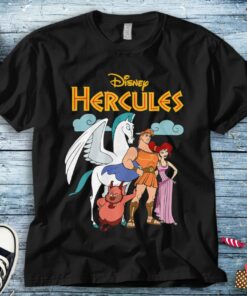 Disney Hercules Classic Group Shot Vintage Graphic Unisex Tee Adult T-shirt Kid Shirt Long Sleeve Hoodie Sweatshirt Women's Tank