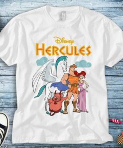 Disney Hercules Classic Group Shot Vintage Graphic Unisex Tee Adult T-shirt Kid Shirt Long Sleeve Hoodie Sweatshirt Women's Tank