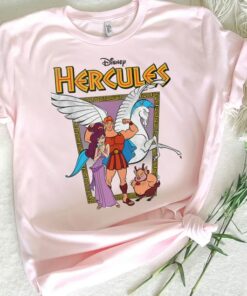 Disney Hercules Classic Movie Poster Unisex Tee Adult T-shirt Kid Shirt Long Sleeve Hoodie Sweatshirt Women's Tank Disneyland Vacation