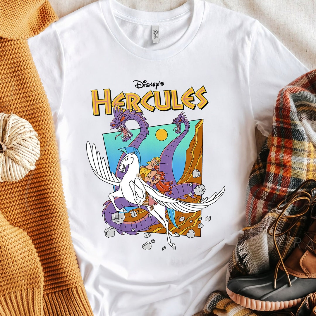 Disney Hercules Hydra Classic Movie Poster Shirt, Disneyland Vacation, Unisex T-shirt Family Matching Birthday Gift Adult Kid Toddler Tee