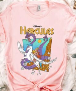 Disney Hercules Hydra Classic Movie Poster Shirt, Disneyland Vacation, Unisex T-shirt Family Matching Birthday Gift Adult Kid Toddler Tee