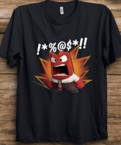 Disney Inside Out Anger Symbols T-Shirt Unisex Adult T-shirt Kid shirt Gift for Birthday Hoodie Toddler Tee Disneyland Vacation