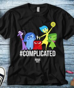Disney Inside Out Complicated Emotions Graphic T-Shirt Unisex Adult T-shirt Kid Shirt Long Sleeve Hoodie Sweatshirt Women's Tank