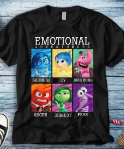 Disney Inside Out Emotions Yearbook Group T-Shirt Unisex Tee Adult T-shirt Kid Shirt Long Sleeve Hoodie Sweatshirt Women's Tank