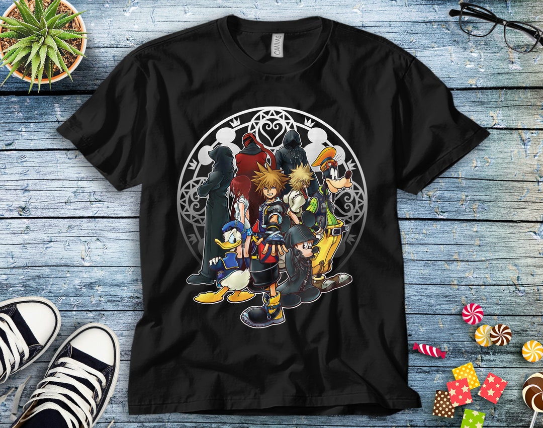 Disney Kingdom Hearts Dark Squad T-Shirt Unisex Tee Adult T-shirt Kid Shirt Long Sleeve Hoodie Sweatshirt Women's Tank