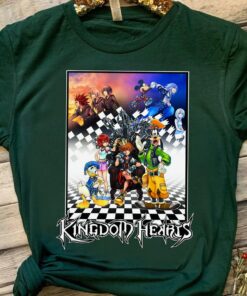 Disney Kingdom Hearts Throne Donald and Goofy Shirt, Magic Kingdom Holiday Trip Unisex T-shirt Family Birthday Gift Adult Kid Toddler Tee