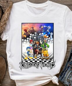Disney Kingdom Hearts Throne Donald and Goofy Shirt, Magic Kingdom Holiday Trip Unisex T-shirt Family Birthday Gift Adult Kid Toddler Tee