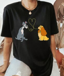 Disney Lady and The Tramp Bella Notte T-Shirt, Disneyland Family Vacation Trip Gift Unisex Adult T-shirt Kid T-shirt