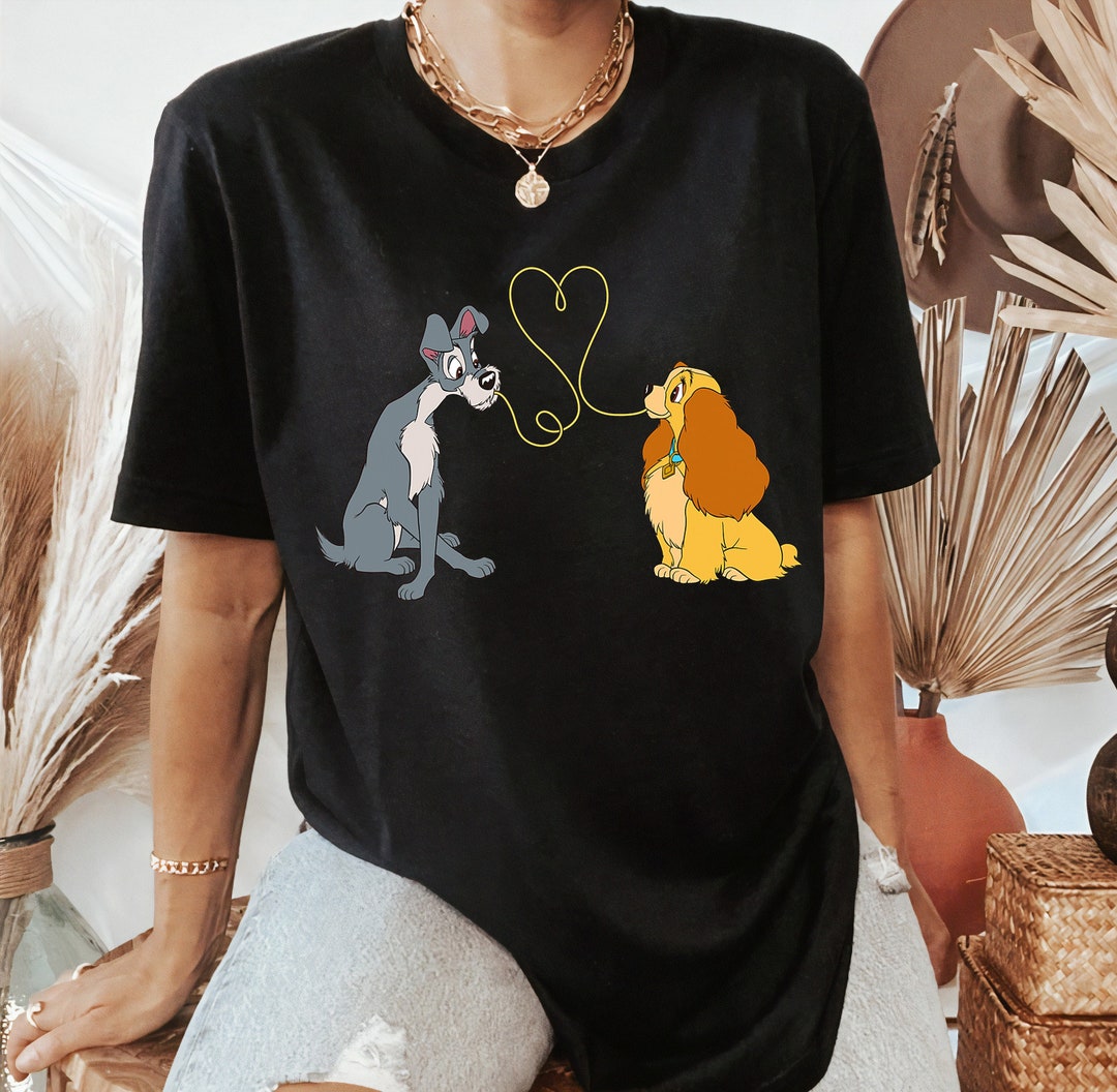 Disney Lady and The Tramp Bella Notte T-Shirt, Disneyland Family Vacation Trip Gift Unisex Adult T-shirt Kid T-shirt