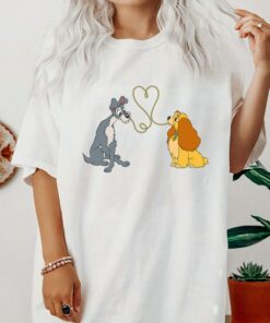 Disney Lady and The Tramp Bella Notte T-Shirt, Disneyland Family Vacation Trip Gift Unisex Adult T-shirt Kid T-shirt