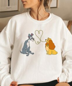 Disney Lady and The Tramp Bella Notte T-Shirt, Disneyland Family Vacation Trip Gift Unisex Adult T-shirt Kid T-shirt