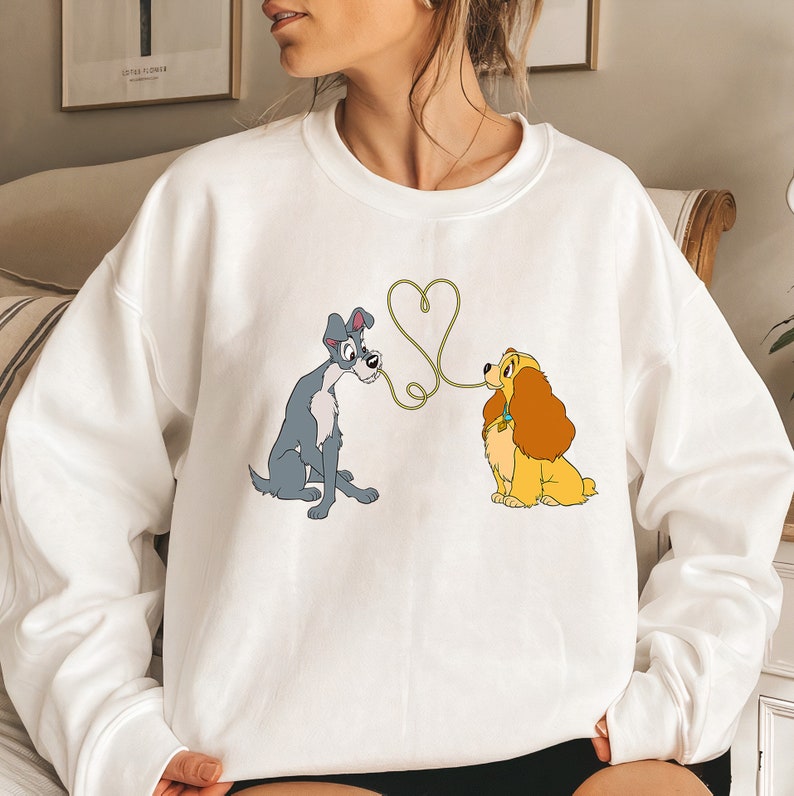 Disney Lady and The Tramp Bella Notte T-Shirt, Disneyland Family Vacation Trip Gift Unisex Adult T-shirt Kid T-shirt