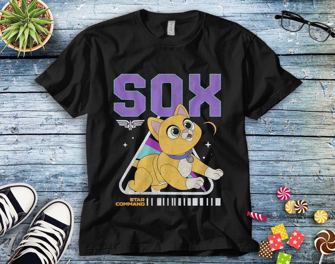 Disney Lightyear Sox Star Command Cat Poster T-Shirt Unisex Adult T-shirt Kid Shirt Toddler Tee Women's Tank