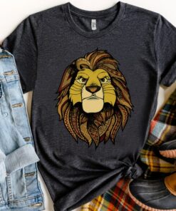 Disney Lion King Characters Noble Simba Graphic Shirt, Disneyland Vacation Trip Unisex T-shirt Family Birthday Gift Adult Kid Toddler Tee