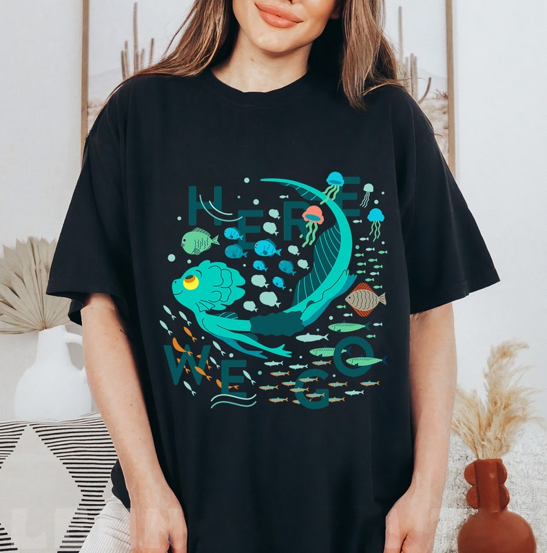 Disney Luca Here We Go T-Shirt, Disney World Trip Tee, Magic Kingdom, Disneyland Family Trip Vacation Gift Unisex T-shirt Kid Shirt