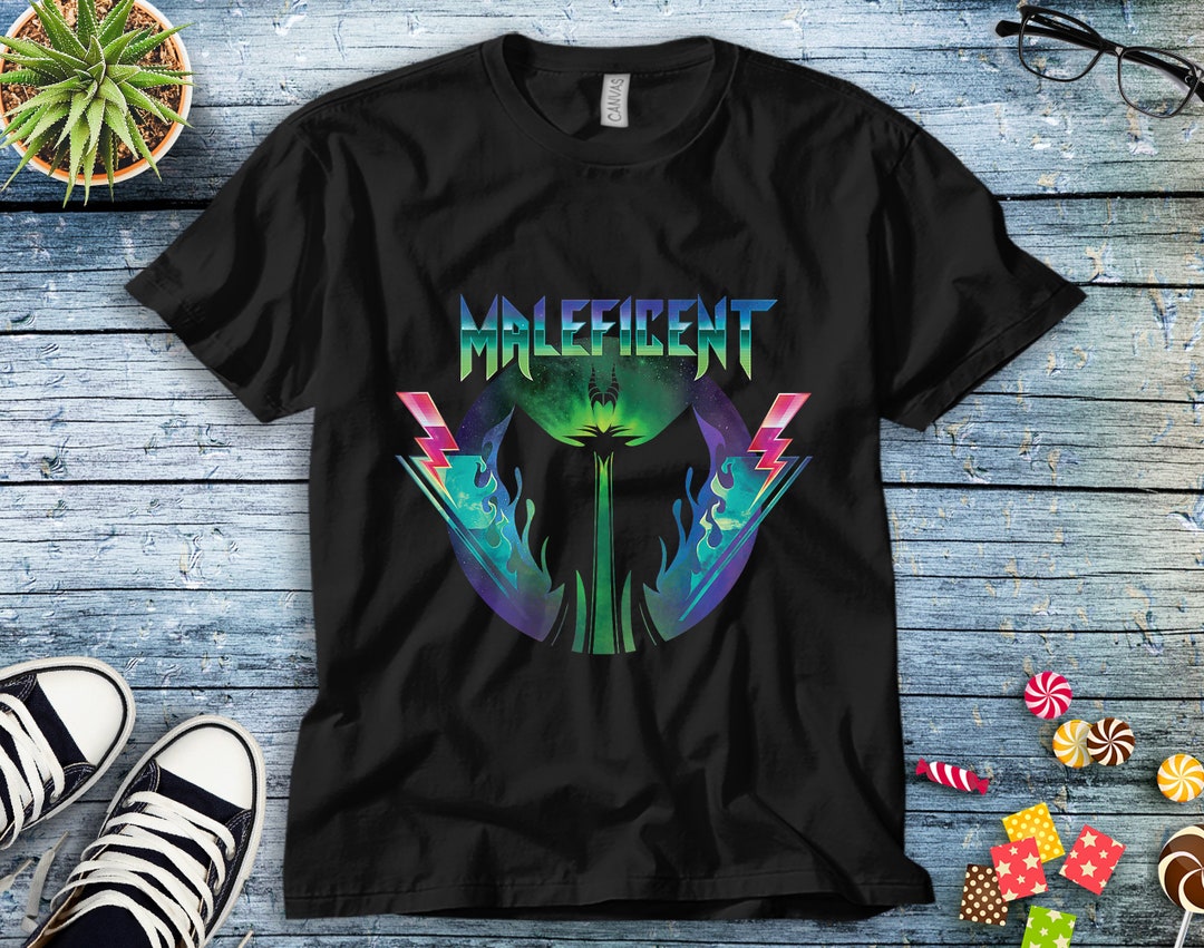 Disney Maleficent Villains Movie Unisex Tee Adult T-shirt Kid Shirt Long Sleeve Hoodie Sweatshirt