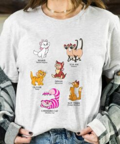 Disney Mickey And Friends Cat Names And Breeds Shirt, Magic Kingdom Holiday Trip Unisex T-shirt Family Birthday Gift Adult Kid Toddler Tee