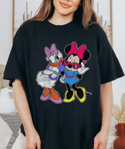 Disney Mickey And Friends Daisy Duck and Minnie Minnie Fashion Shirt, Disney Trip Tee, Disneyland Family Vacation Gift Unisex T-shirt Kid Shirt