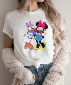 Disney Mickey And Friends Daisy Duck and Minnie Minnie Fashion Shirt, Disney Trip Tee, Disneyland Family Vacation Gift Unisex T-shirt Kid Shirt