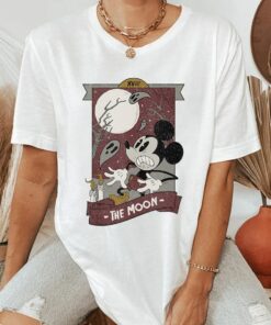 Disney Mickey And Friends Halloween Mickey Spooky Tarot Unisex T-shirt Birthday Shirt Gift For Men Women Kid Hoodie Sweatshirt Toddler Shirt