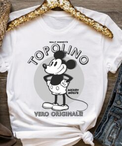 Disney Mickey And Friends Mickey Topolino Vero Originale Unisex T-shirt Birthday Shirt Gift For Men Women Kid Hoodie Sweatshirt Toddler Tee